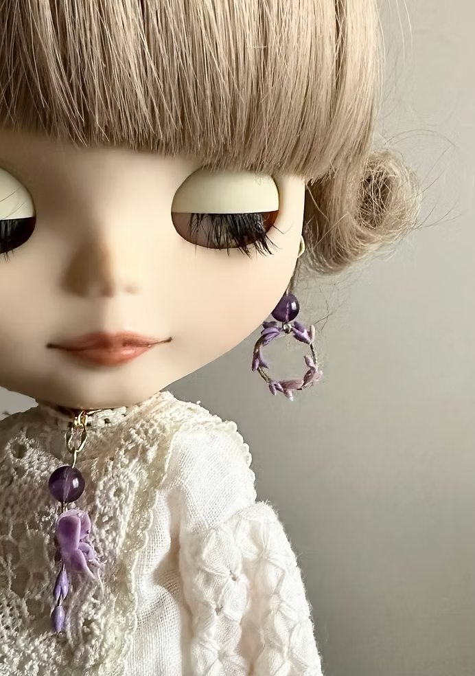 ラベンダーアクセサリー4点セット動画コンテンツ | Midget clay