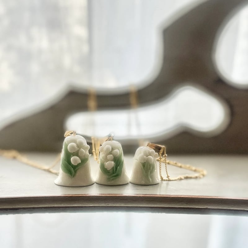 シンブルチャームネックレス | Midget clay accessories STORE