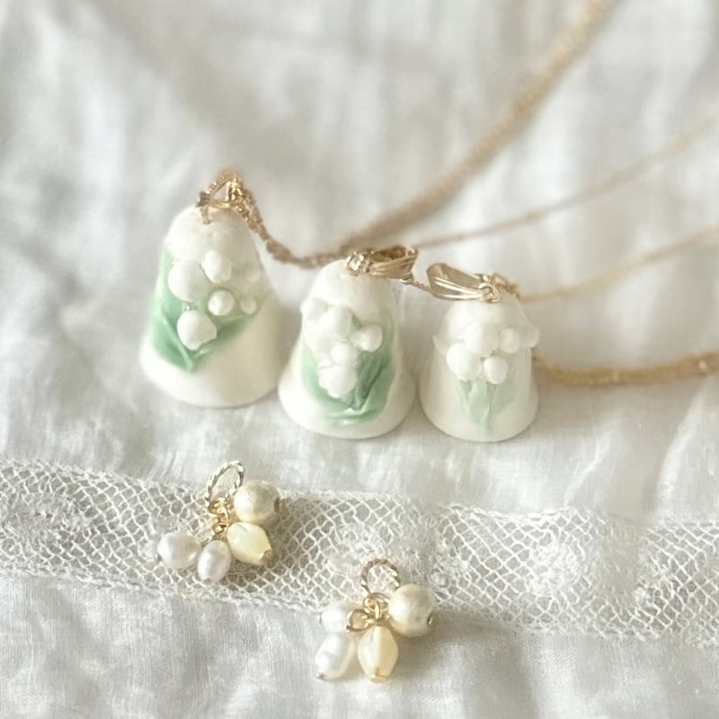 シンブルチャームネックレス | Midget clay accessories STORE