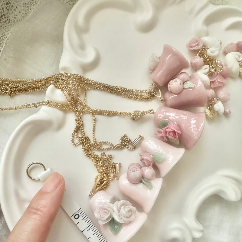 シンブルチャームネックレス | Midget clay accessories STORE