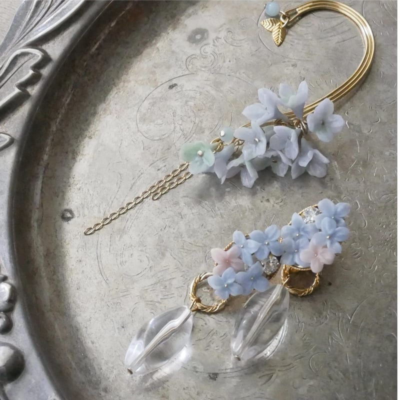 クレイアートアクセサリーFleur講座 | Midget clay accessories