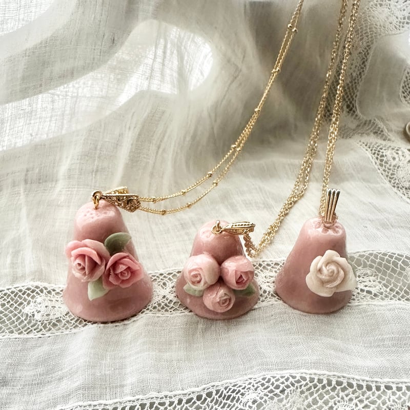 シンブルチャームネックレス | Midget clay accessories STORE