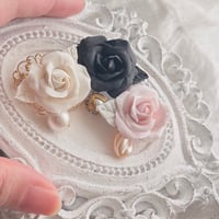 薔薇のブローチレッスン