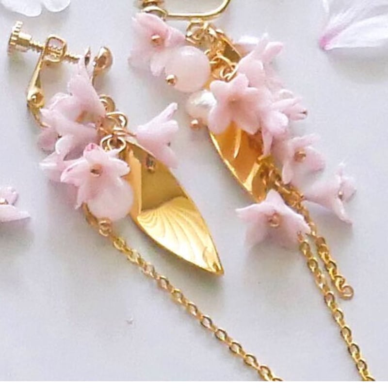 クレイアートアクセサリーFleur講座 | Midget clay accessories