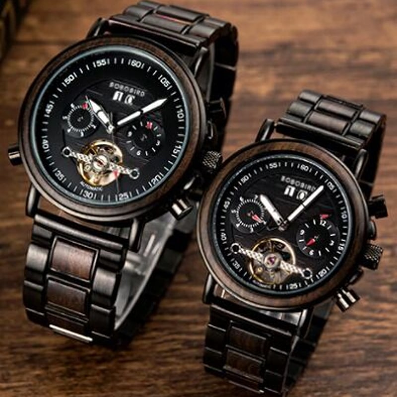 T284 【A】 3D  彫 自動巻き 537機械式 メンズ 腕時計 コンビ
