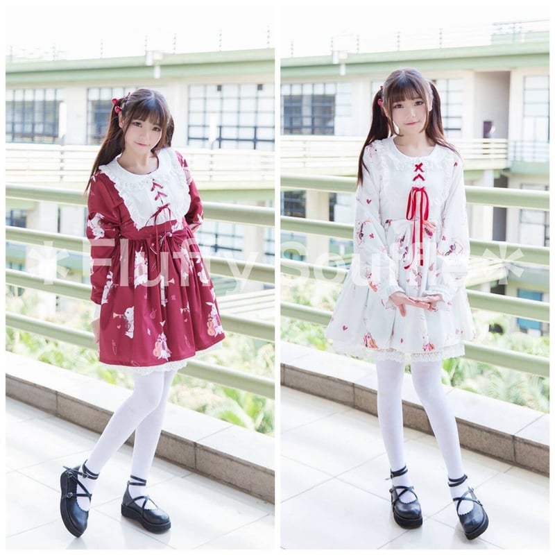 お取り寄せ】白うさぎさんのワンピース 2種類 | *Fluffy Souffle*