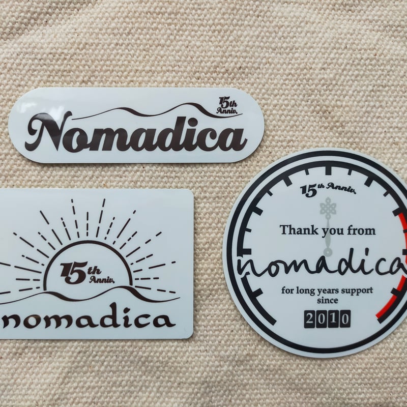 ステッカー[15周年限定デザイン フルセット] | nomadica