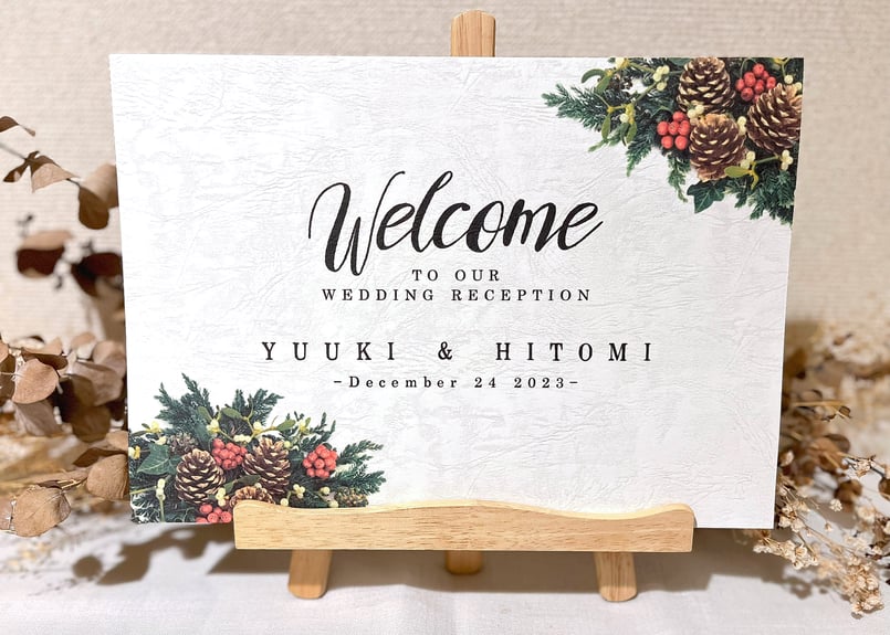 デコパージュ作品クリスマスボード デコパージュ ꔛꕤ ウェルカム