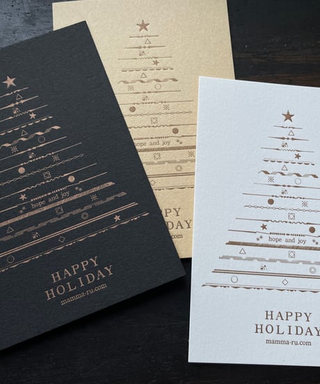 HAPY HOLIDAY card