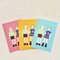 "Ghost world" 3 postcards set