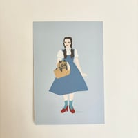 Dorothy from  " The Wizard of Oz " postcard