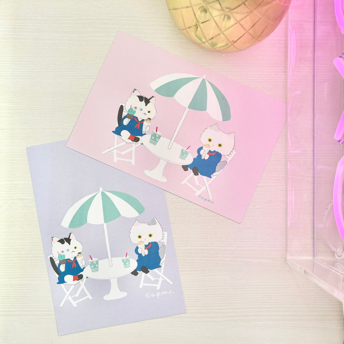 にゃ・ま・い・き倶楽部 ポストカード 『パーラー』 | april march club.