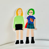 Ghost World Enid and Rebecca matte sticker