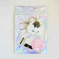 にゃ・ま・い・き倶楽部  ポストカード付 "A Clockwork Orange" Keychain 時計じかけのオレンジ アクリルキーホルダー ねこ　猫