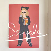 Susan from "Desperately Seeking Susan" postcard