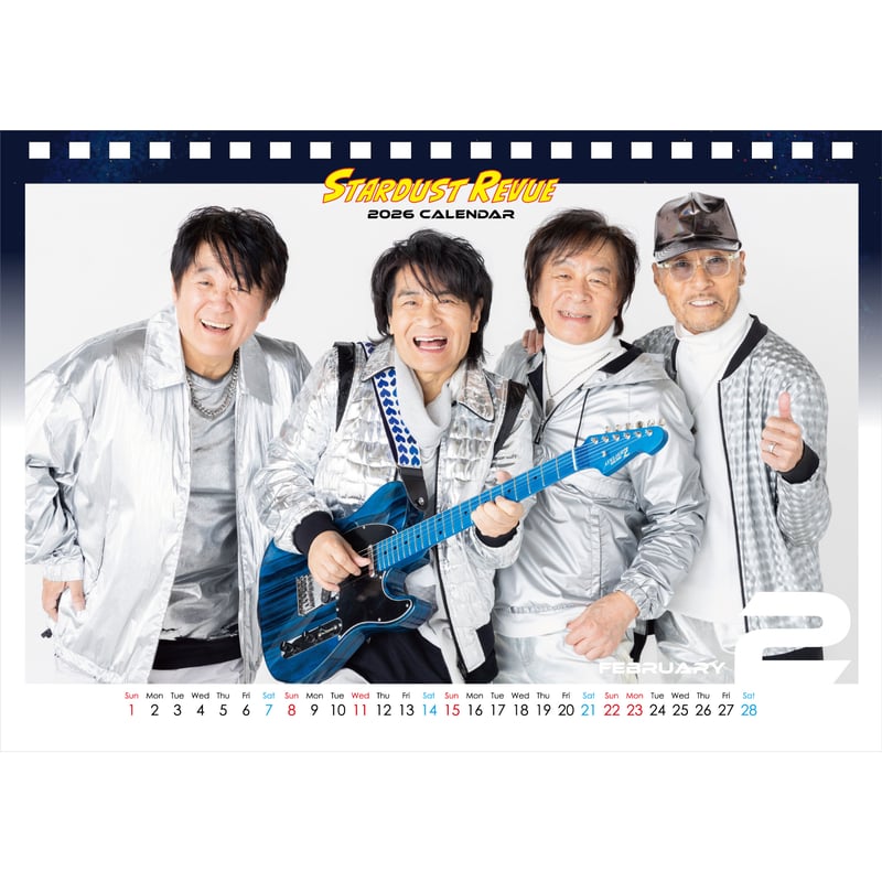 2026卓上カレンダー | STARDUST REVUE ONLINE SHOP F-SHOP