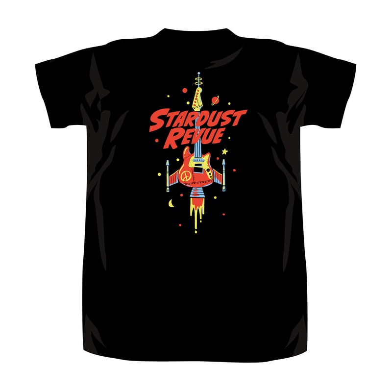 星屑冒険王 半袖ビッグTシャツ 黒 | STARDUST REVUE ONLINE SHOP