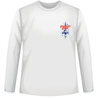 星屑冒険王ロングスリーブTシャツ　白