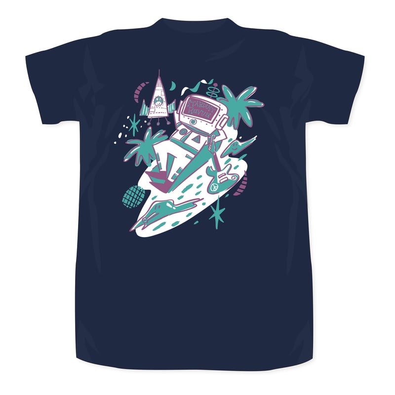 S1005◆90s PUFFY 98JET ツアー Tシャツ L ネイビー ❤︎ Hanes 『PUFFY JET TOUR 98 Tシャツ』_ヴィンテージ - メルカリ