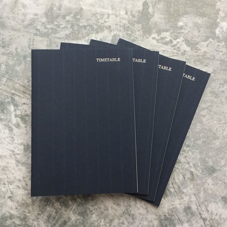 大人の時間割帳（日付なし）４冊セット　今だけ表紙シール2022プレゼント
