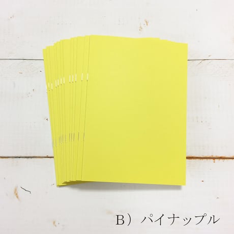 大人の時間割帳（１か月）単色12冊セット（ピンク～イエロー）2,800円
