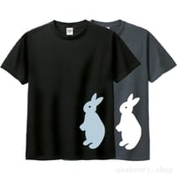 うさぎシルエット・うたっち　厚手Ｔシャツ　Ｓ・M・Ｌ・XL　3,000円