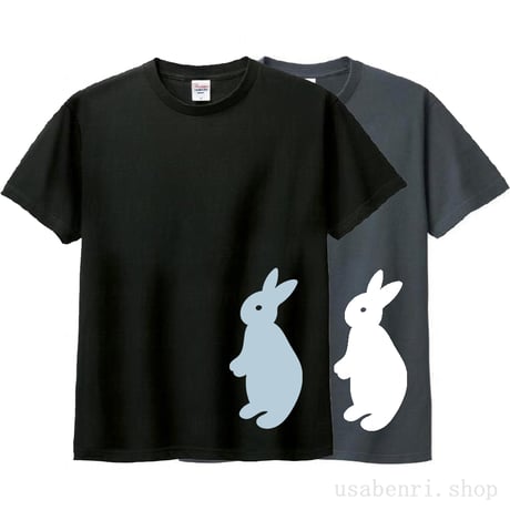 うさぎシルエット・うたっち　厚手Ｔシャツ　Ｓ・M・Ｌ・XL　3,000円