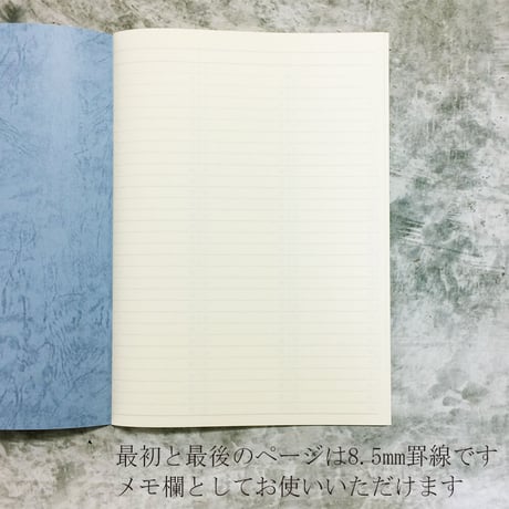 A4サイズ　５年ひとこと日記　ブルーグレー　１冊　1,000円