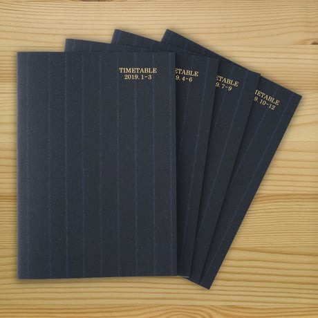 【SALE】大人の時間割帳2019