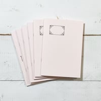 コラージュノート　さくら　本文用紙が２種類のピンクの紙・無罫　１冊 600円