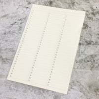 ５年ひとこと日記リーフ　A3サイズ５枚　700円