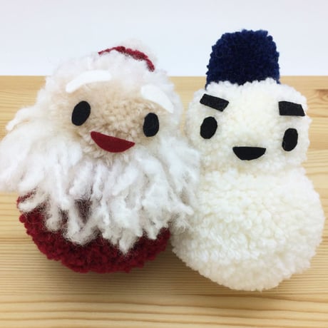 ぽんぽんのサンタさんオーナメント　1,500円