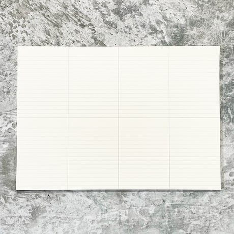 週間ブロックリーフ（両面）A4サイズ　55枚　1,100円