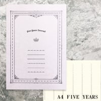 A4サイズ　５年ひとこと日記　ライラック　１冊　1,000円