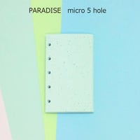パラダイス〈95K〉ブルー 　マイクロ5穴　30枚入　550円