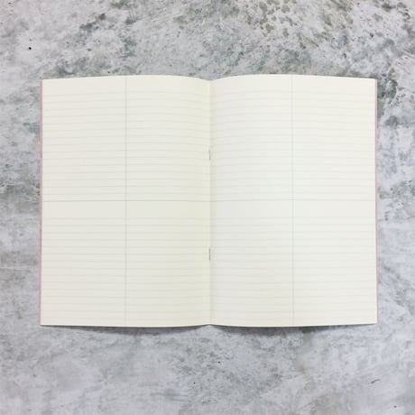 【２冊セット】A5サイズ　週間ブロックジャーナル　ホワイトグレー　1,500円