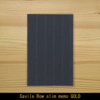 セビロメモ・ゴールド（薄い5mm方眼メモ帳）1冊300円