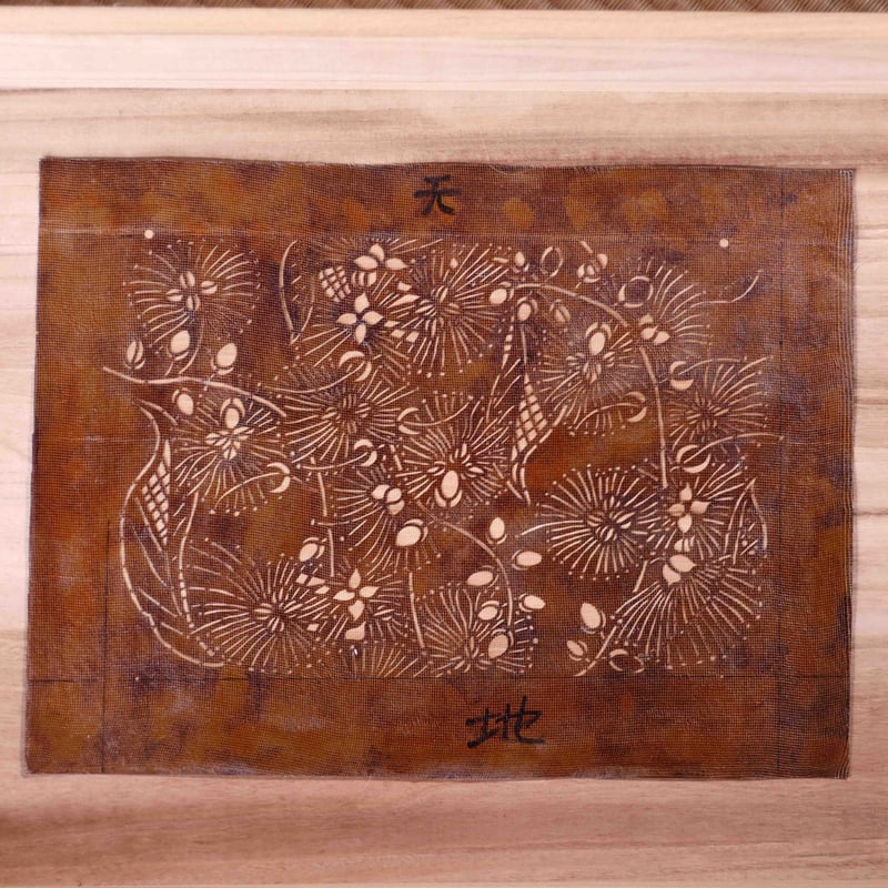 春の限定色】沖縄の伝統工芸品：琉球紅型（びんがた）の型紙デザイン
