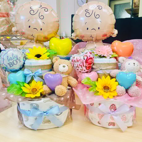 CATEGORY おむつケーキ2段タイプ | Smile Cake 盛岡