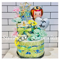和風おむつケーキ