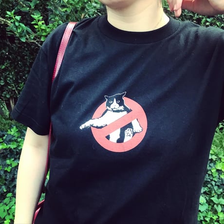 【Cat Busters】Tshirts_Black