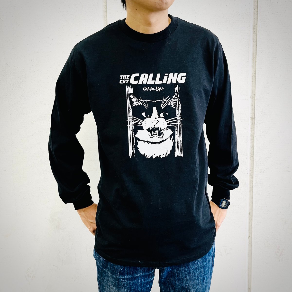 CALLiNG】Long-Sleeve Tshirts | Cat for Light