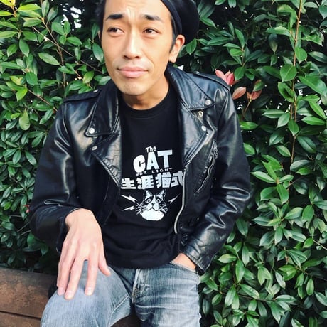 【生涯猫式】Tshirts_Black
