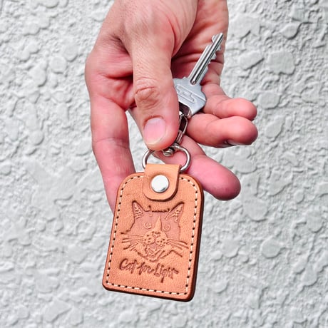 【Cat for Light LOGO】Keyholder