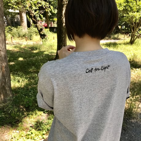 【Cat Busters】Tshirts_Gray