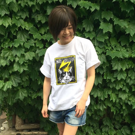 【CATBRAINS】Tshirts_White