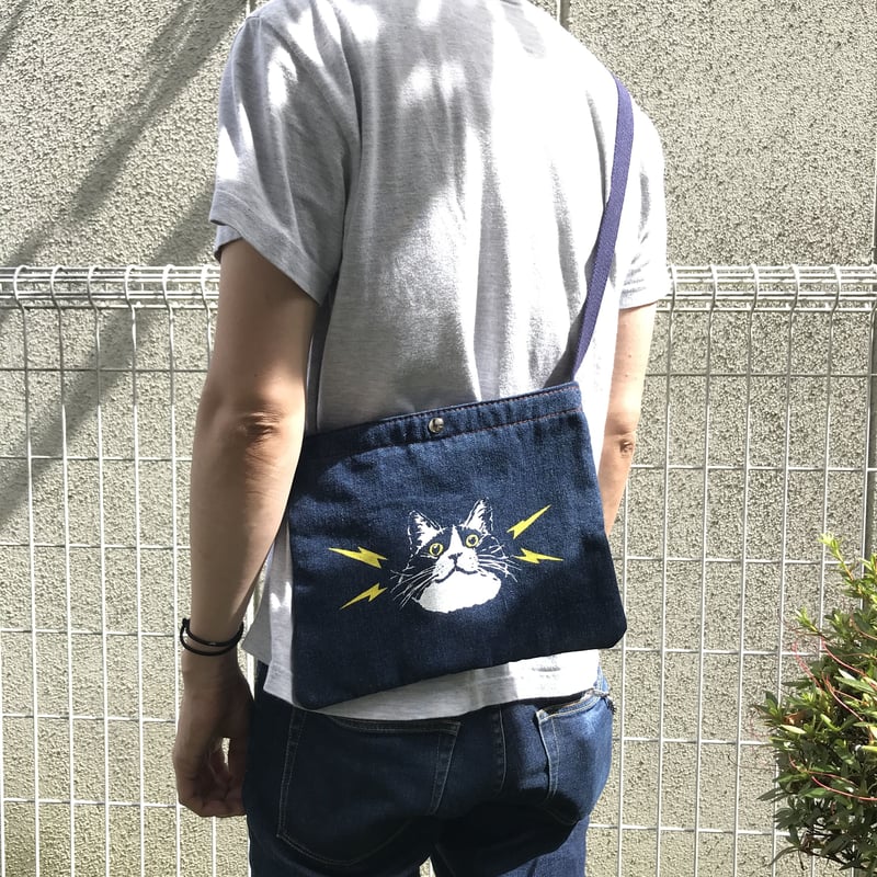 生涯猫式】Special Denim Sacosh | Cat for Light