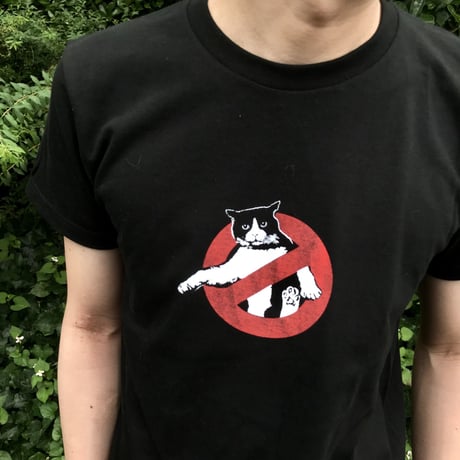 【Cat Busters】Tshirts_Black