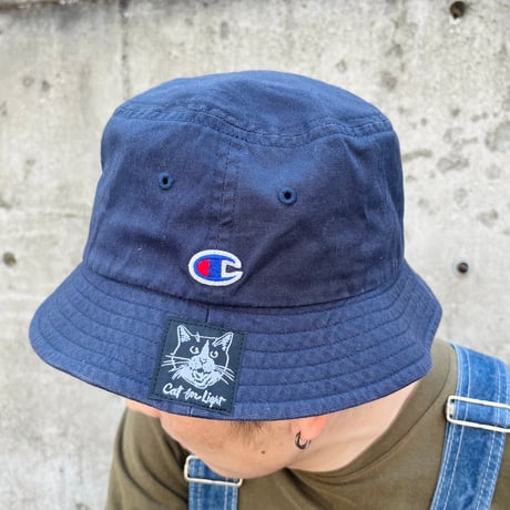 【Upcycled Collections】017. バケットハット_Navy