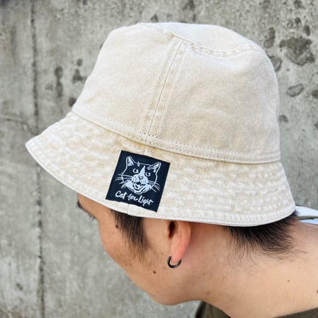 【Upcycled Collections】018. バケットハット_Ivory